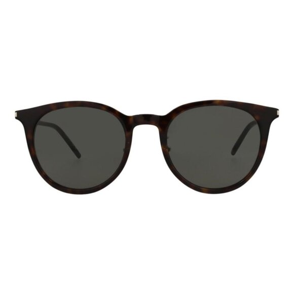 Saint Laurent Unisex Round/Oval Havana Havana Grey Fashion Designer Eyewear - Picture 2 of 4